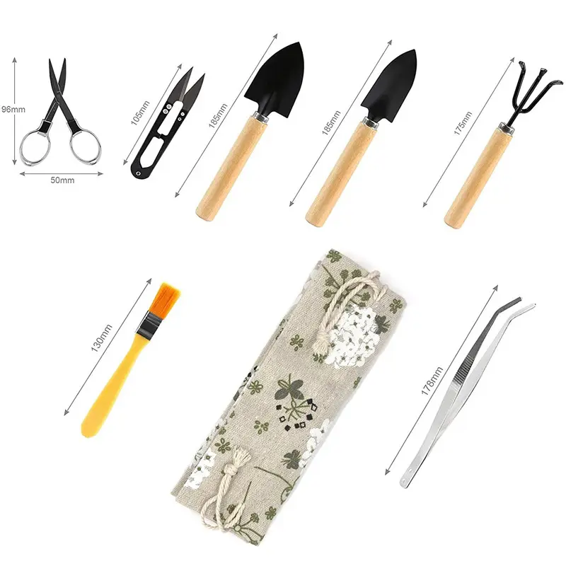 Gardening Kit Garden Bonsai Trimming and Finishing Set Garden Hand Tools Industrial Wood Garden Accessories Garden Work WT35