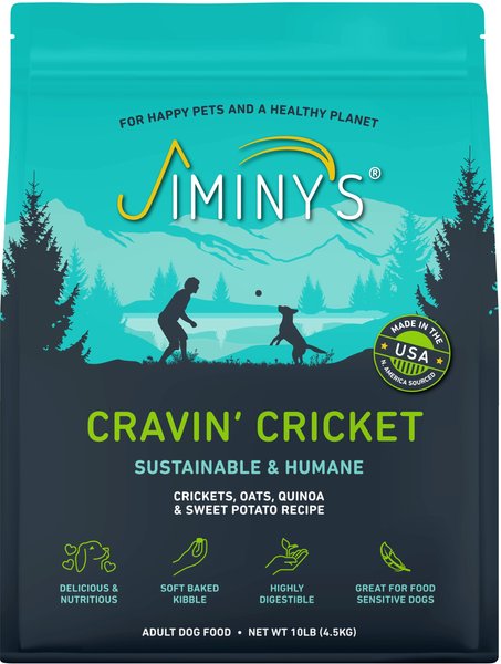 Jiminy's Cravin' Cricket Dry Dog Food