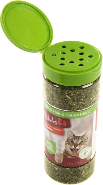 Petlinks HappyNip Silvervine Blend Catnip， 2-oz canister