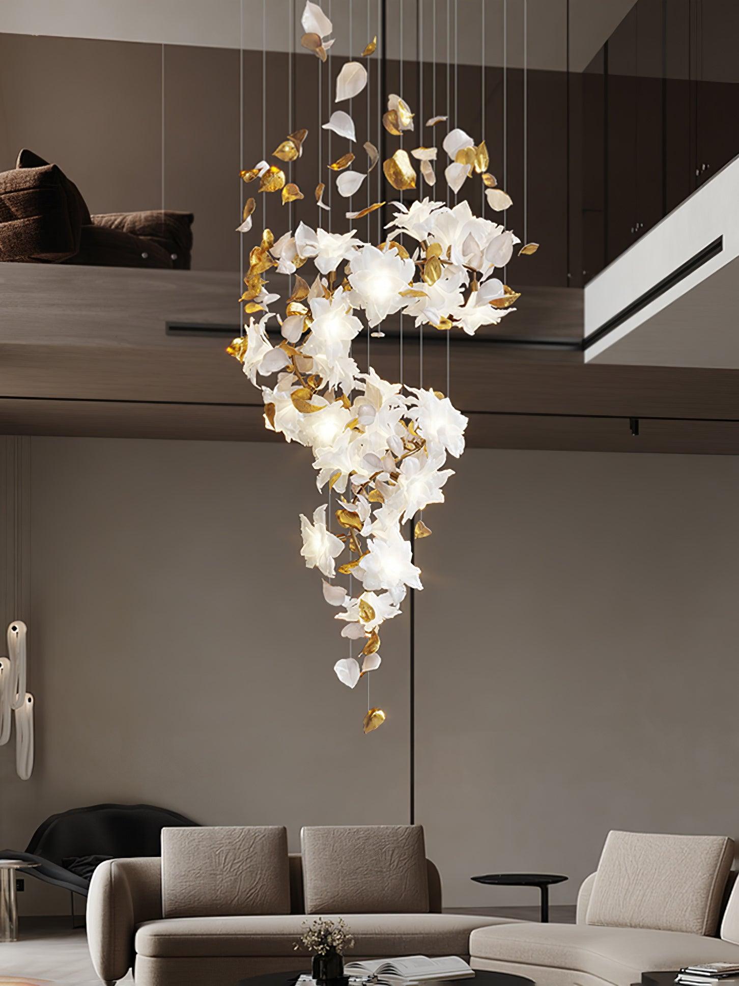 Flying Flowers Fluttering Chandelier