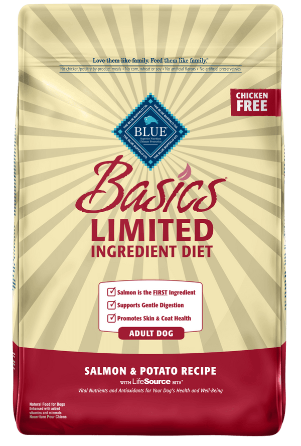 Blue Buffalo Basics Adult Salmon and Potato Recipe Dry Dog Food