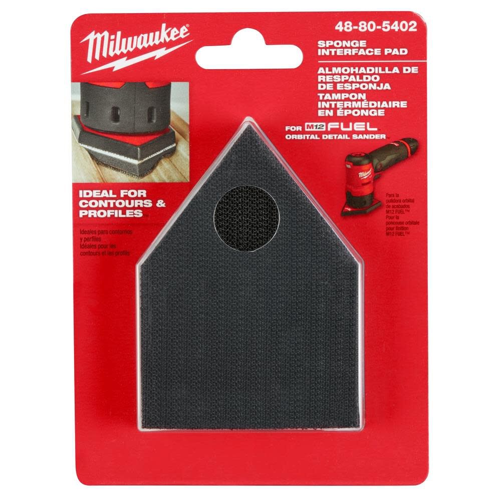 MW Sponge Interface Pad for M12 Orbital Detail Sander 48-80-5402 from MW