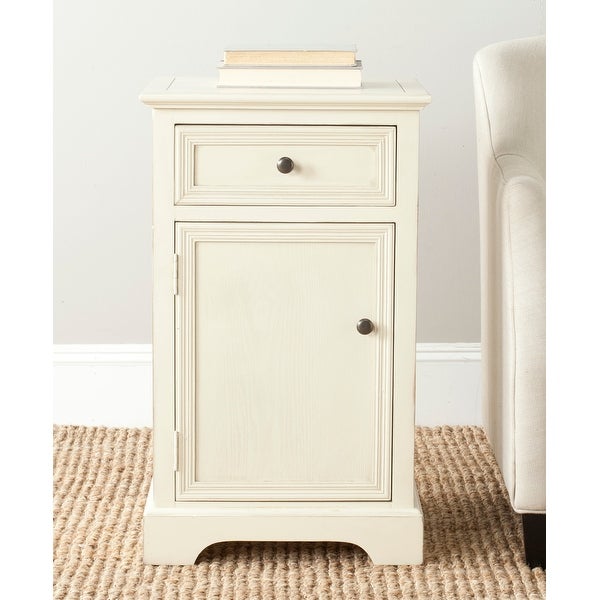 SAFAVIEH Jarome Cream End Table - 17.9