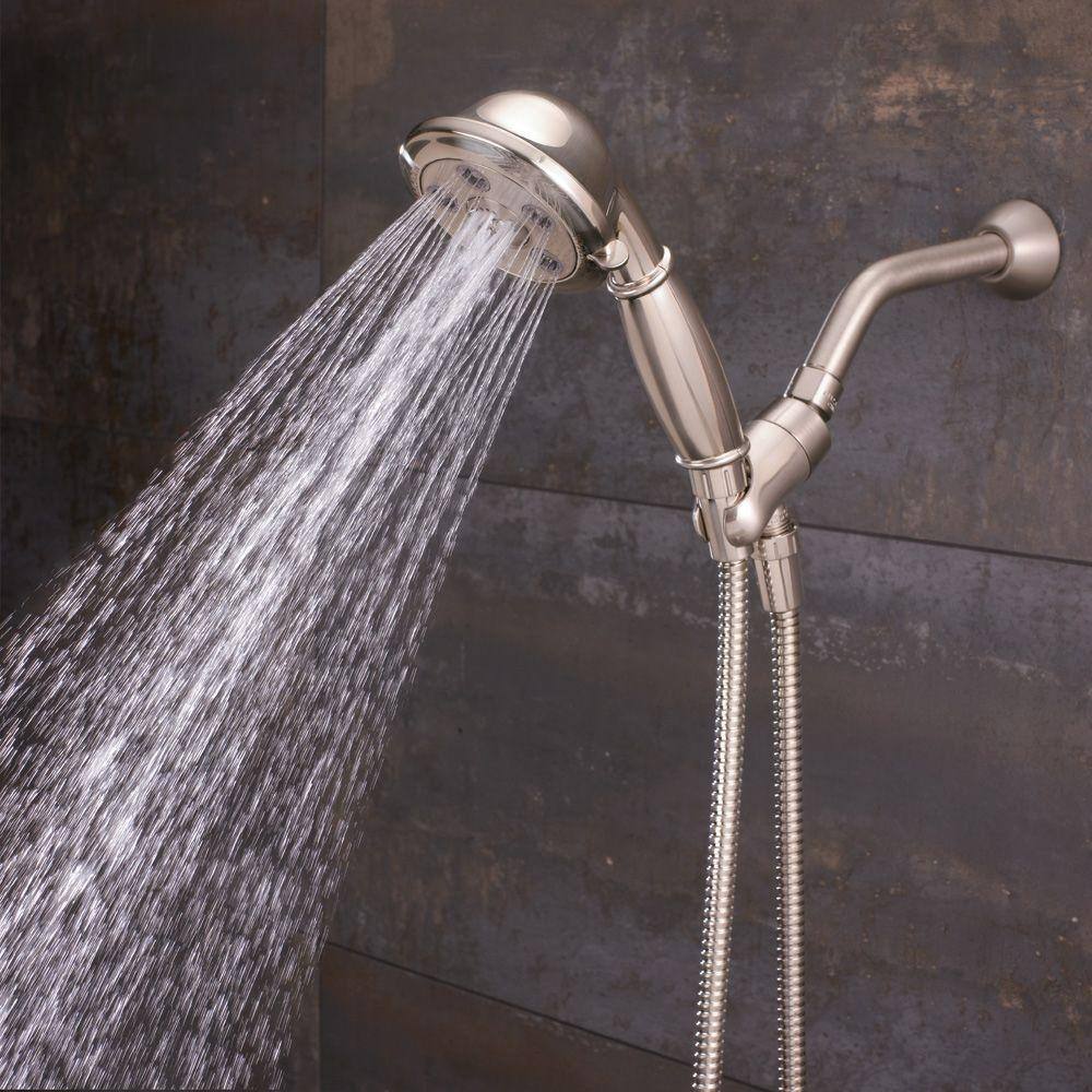 Speakman 3-Spray 4 in. Single Wall Mount Handheld Adjustable Shower Head in Brushed Nickel VS-3011-BN