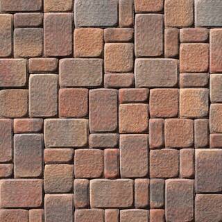 Anchor 8.25 in. x 5.5 in. Autumn Blend Dutch Cobble Concrete Paver (240- Piece Pallet) 10154806