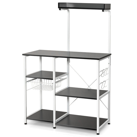 Costway 71890352 4 tier Kitchen Baker's Rack with ...