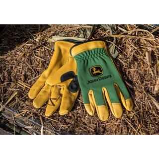 John Deere Grain Deerskin X-Large Driver Gloves JD00008XL