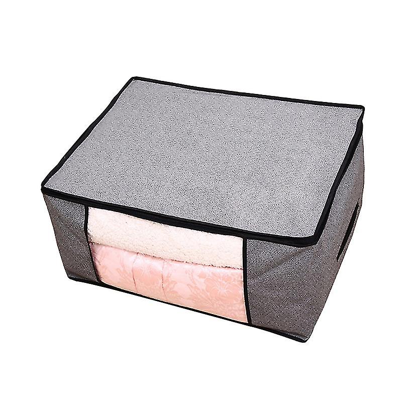 Non Woven Fabrics Storage Bags Quilt Storage Bag Cloth Storage Bag Foldable Storage Bag Light Grey Size 3