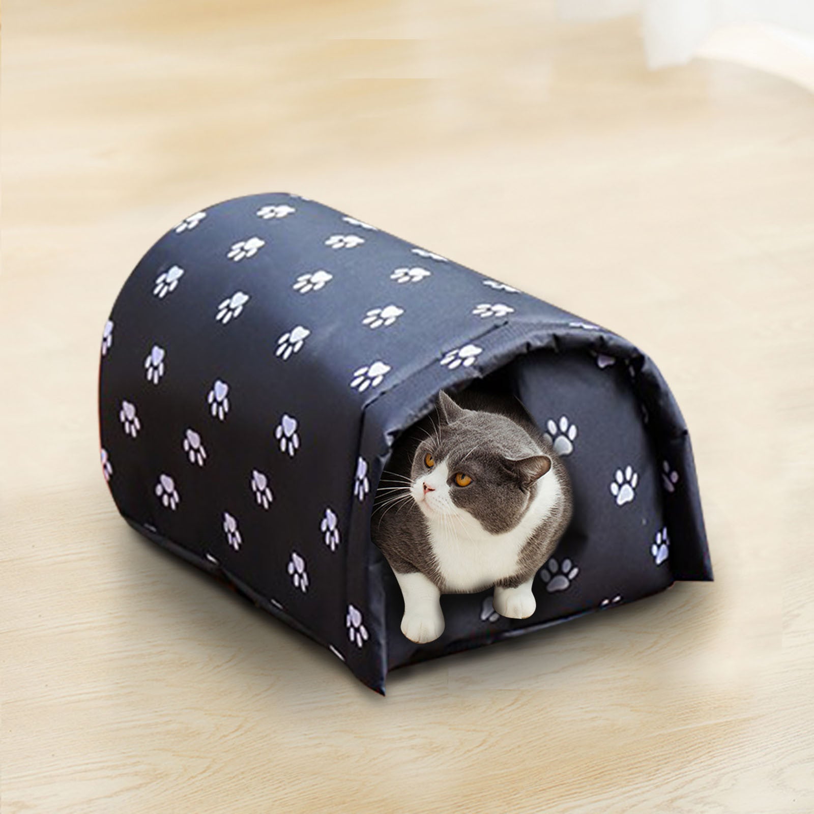 Pet Outdoor Cold-proof Cat House， Waterproof And Warm Foldable Cat Bed Dog Cats collar Sunglasses Glasses Photo Props