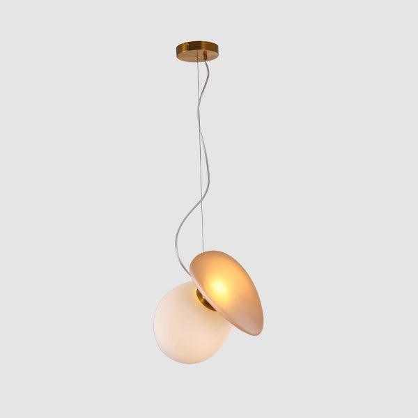 Translucent Frosted Glass Pendant Light