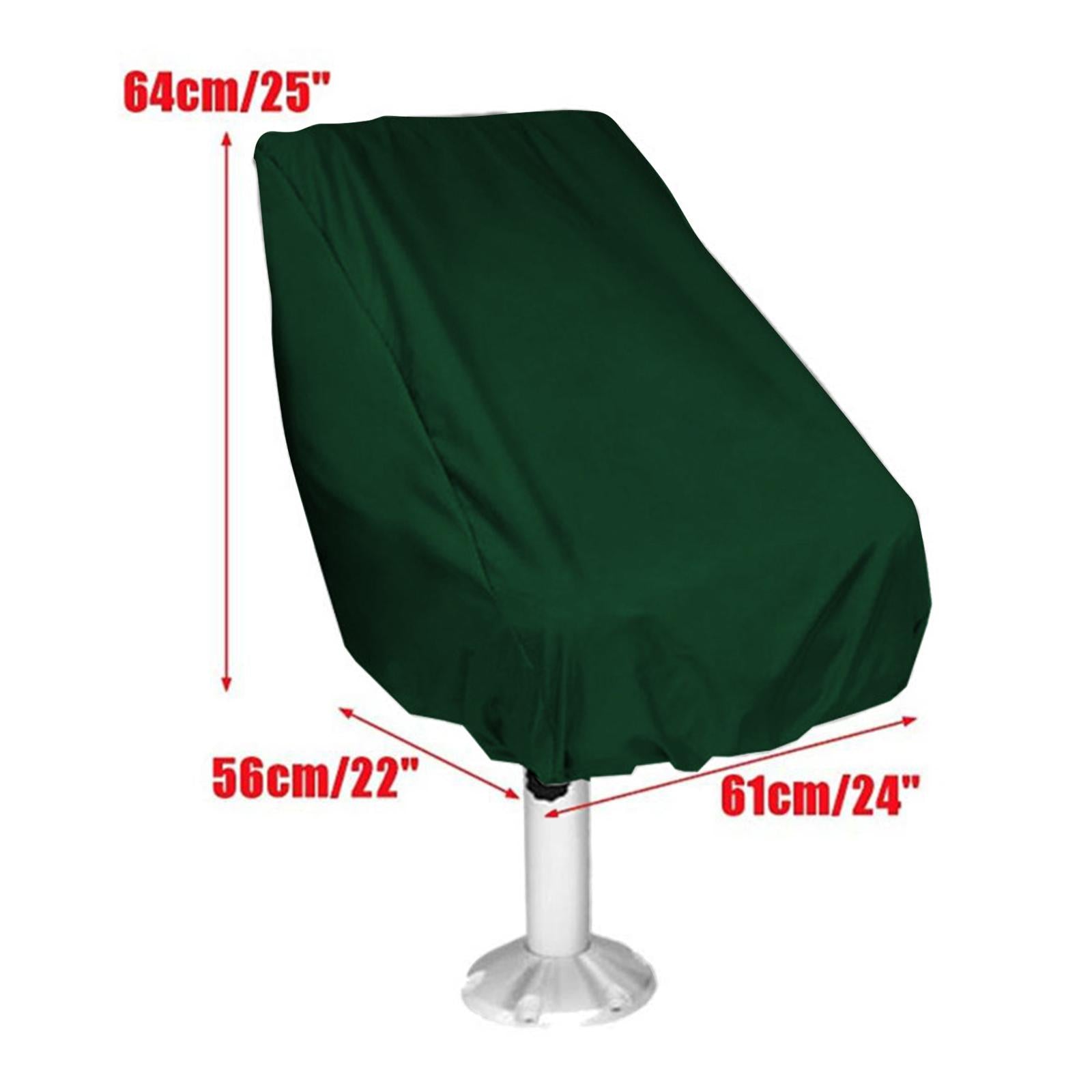 Boat Seat Cover， Waterproof Heavy Duty Weather Resistant Pontoon Boat Cover Seats Pedestal 210D Oxford Cloth Helm Protective