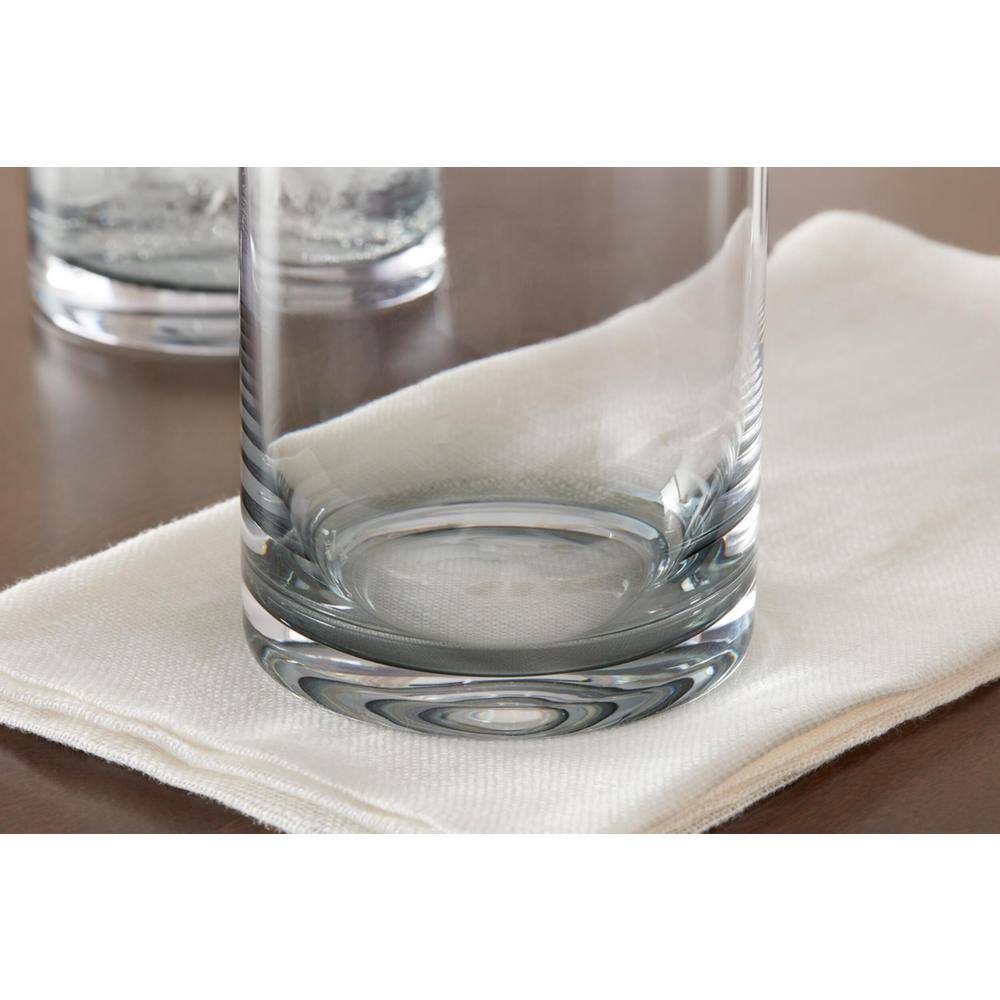 Home Decorators Collection Skylar 12.4 oz. Charcoal Gray Ombre Double Old-Fashioned Glasses (Set of 4) DHA09660Charcoal