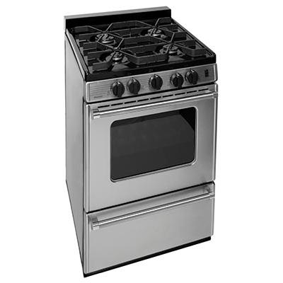 Premier 24 inch Freestanding Gas Range P24S3102PS