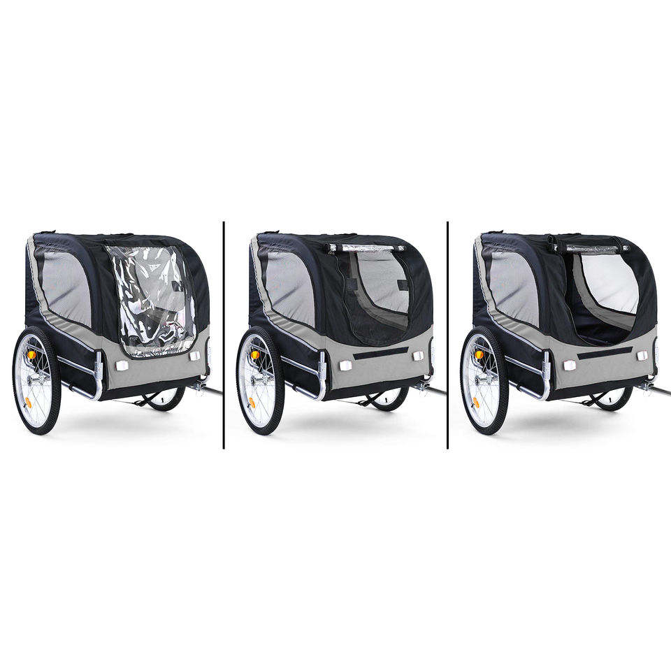 Outdoor Travel Pet Dog bike Trailer pet carrier bicycle trailer