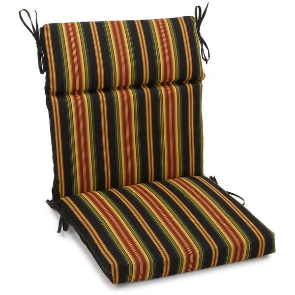 20-inch by 42-inch Three-section Outdoor Seat/Back Chair Cushion