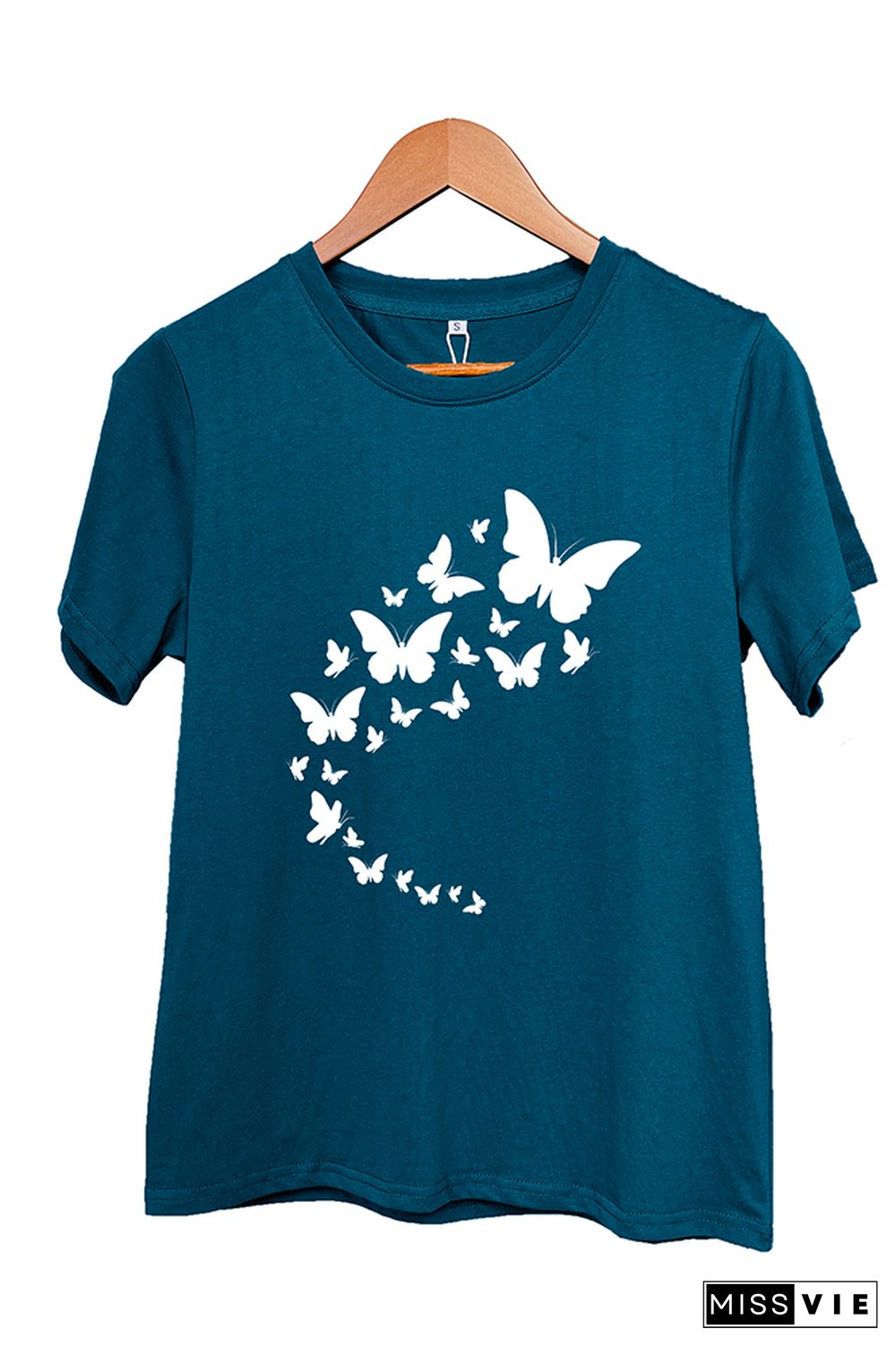 Flying Butterflies Graphic T-Shirt Wholesale