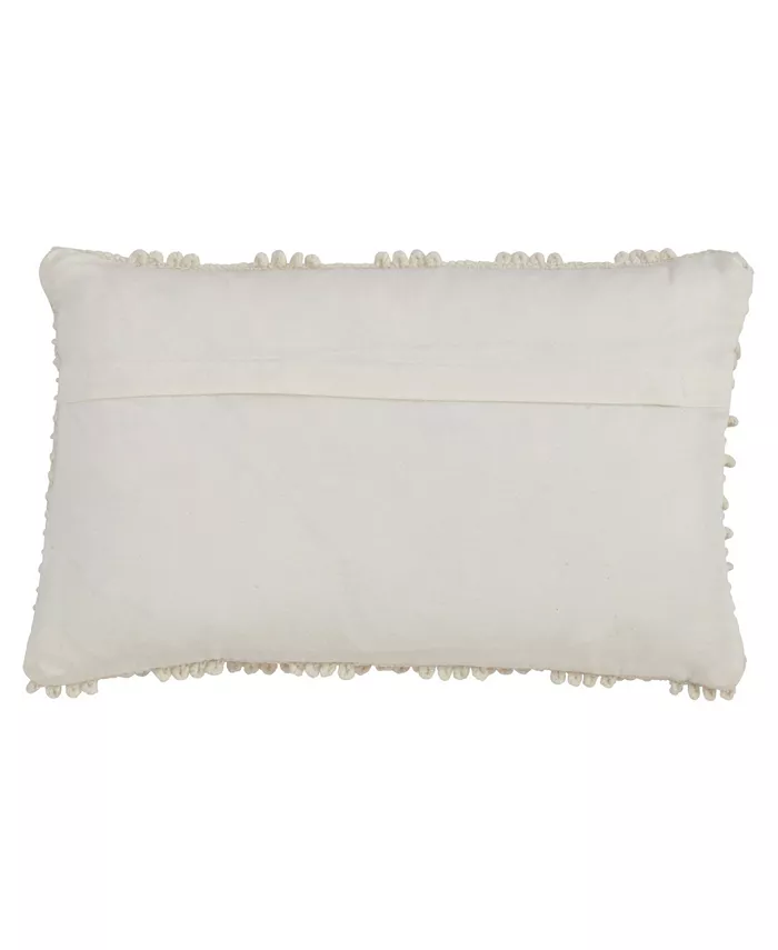 Saro Lifestyle Nubby Decorative Pillow， 12