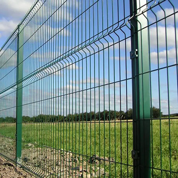 3d curved metal wire mesh fence factory supply