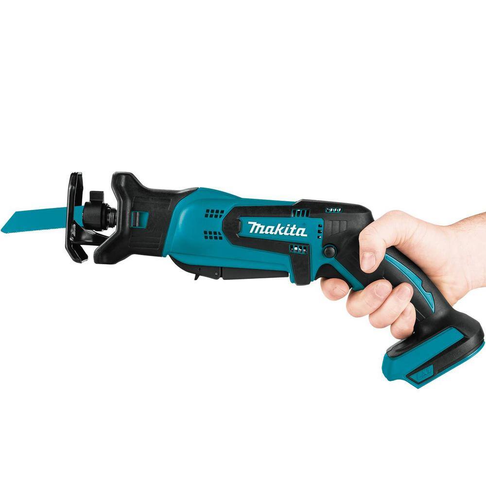 Makita 18V LXT Lithium-Ion 8-Piece Kit Drill Impact Drvr Circ Saw Recip Saw Sander Impact Wrench Blower Light 3. 0Ah XT801X1