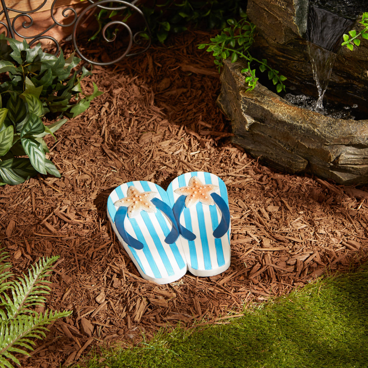 Flip Flops Decorative Stepping Stone