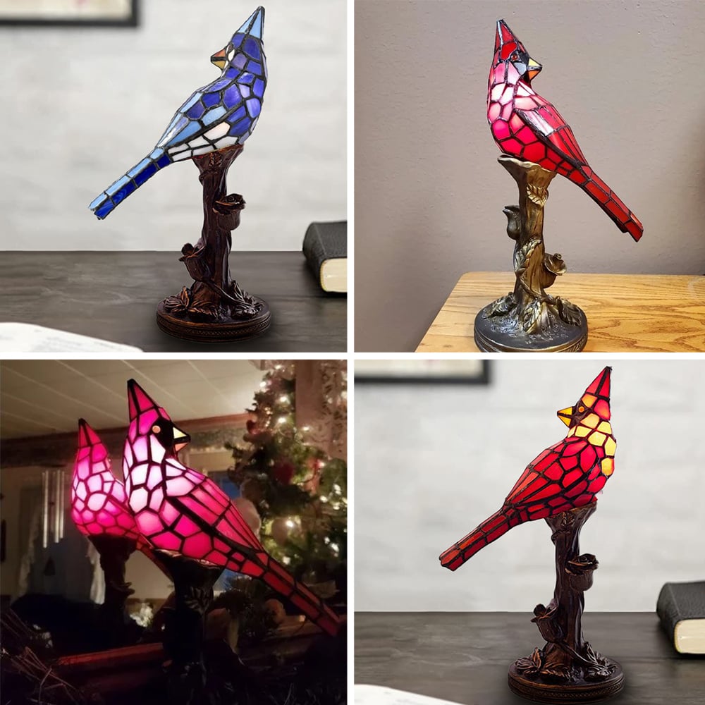 Last Day 70% OFF - Cardinal Bird Lighted Art Novelty Lamp