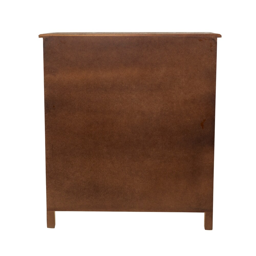 Brown Wood Rustic Cabinet 35 x 32 x 14   32 x 14 x 35