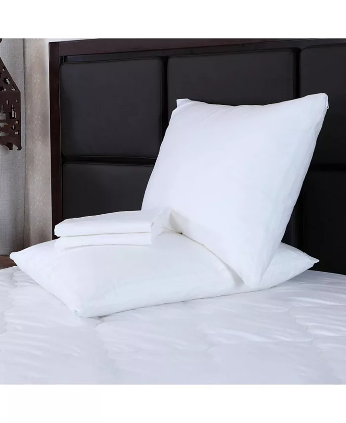 Right Choice Bedding Zippered Pillow Protector 2 Pack White