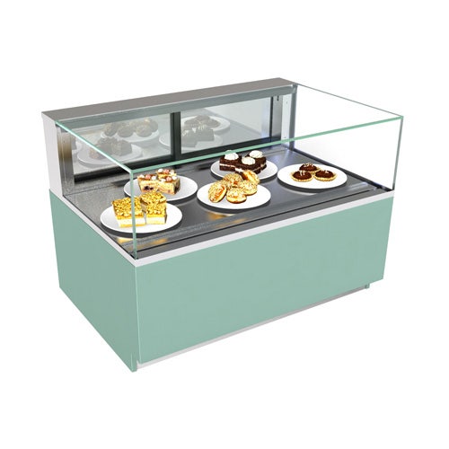 Structural Concepts NR3633DSV Reveal Service Non-Refrigerated Display Case， Freestanding， 35-3/4