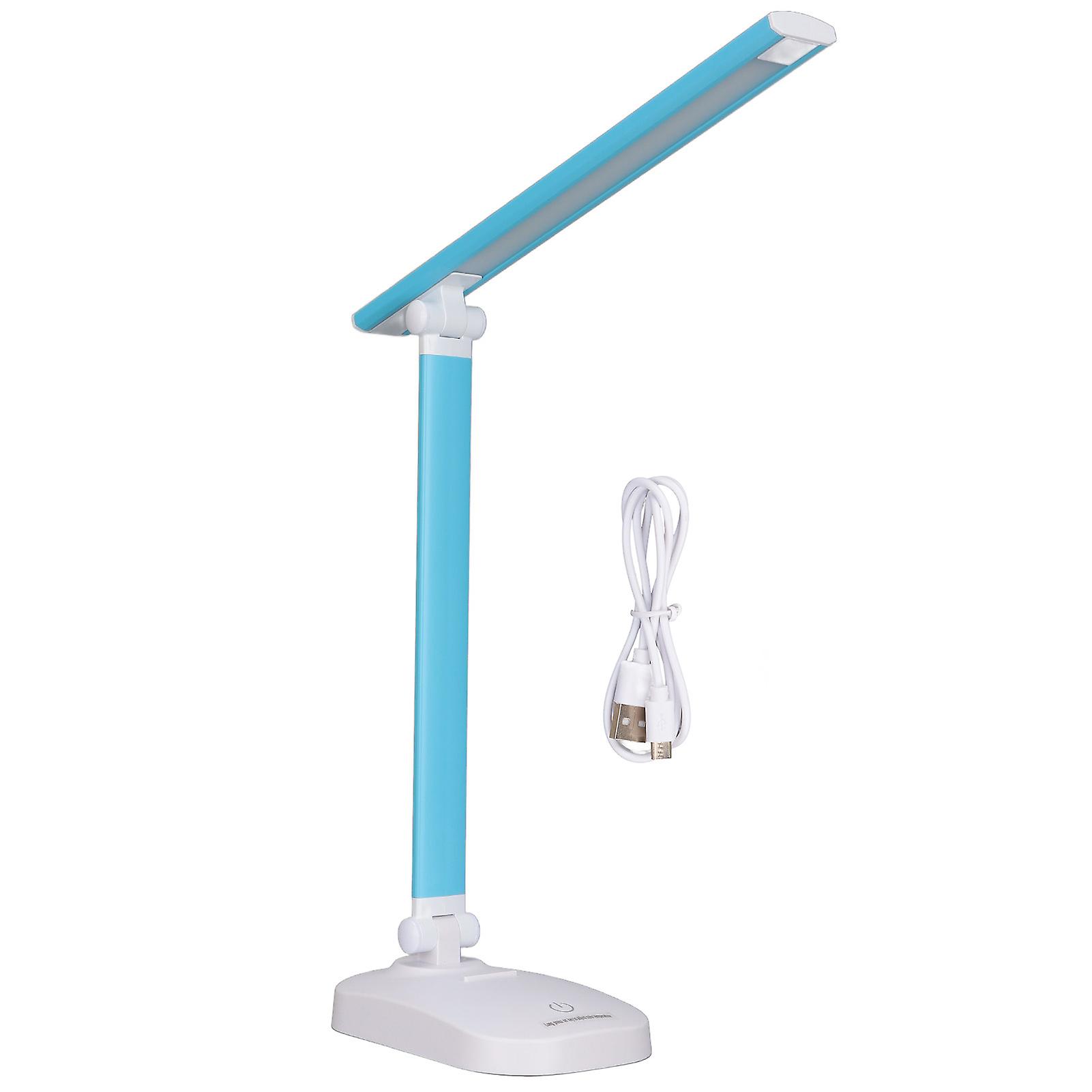 LED Desk Lamp LED USB Charging Warm White Light Three Modes Adjustable Brightness Touch Switch Small Desk Lamp