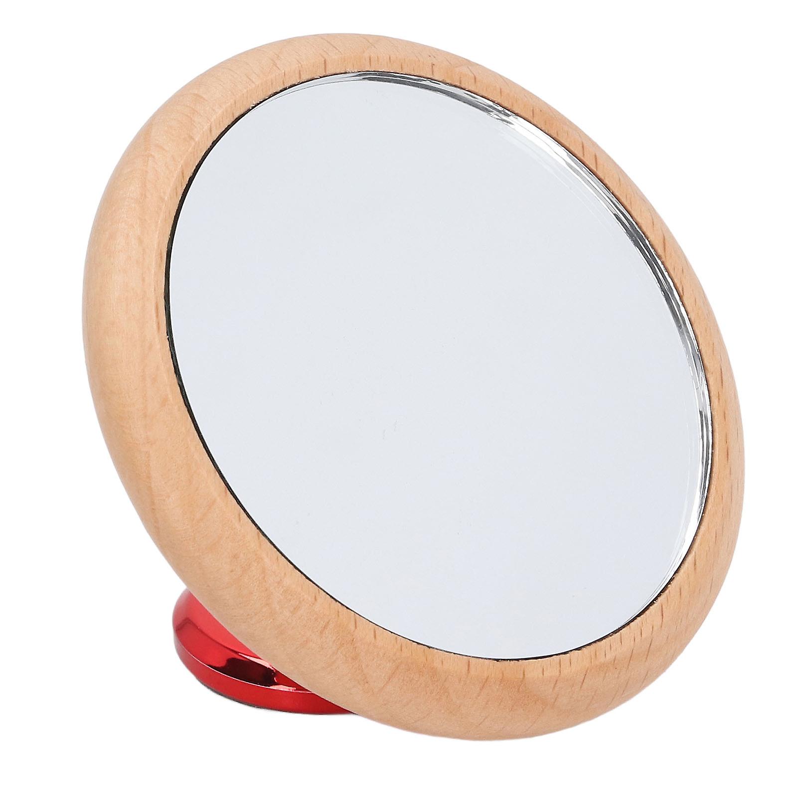 Coffee Reflective Mirror Multidirectional Rotation Adjustable Magnetism Observative Mirror for Kitchen Red