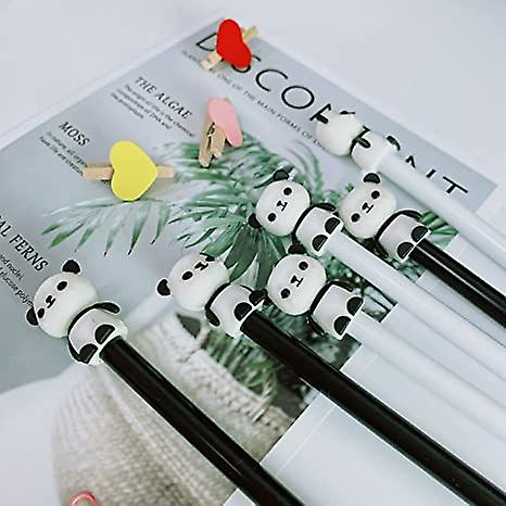 Animal Cute Panda Gel Ink Pen Cute Kawaii Black Writing Pens Ballpoint Black Ink Gel Pen Party Gift Gel Ink Pens Funny School Stationery Office Suppli