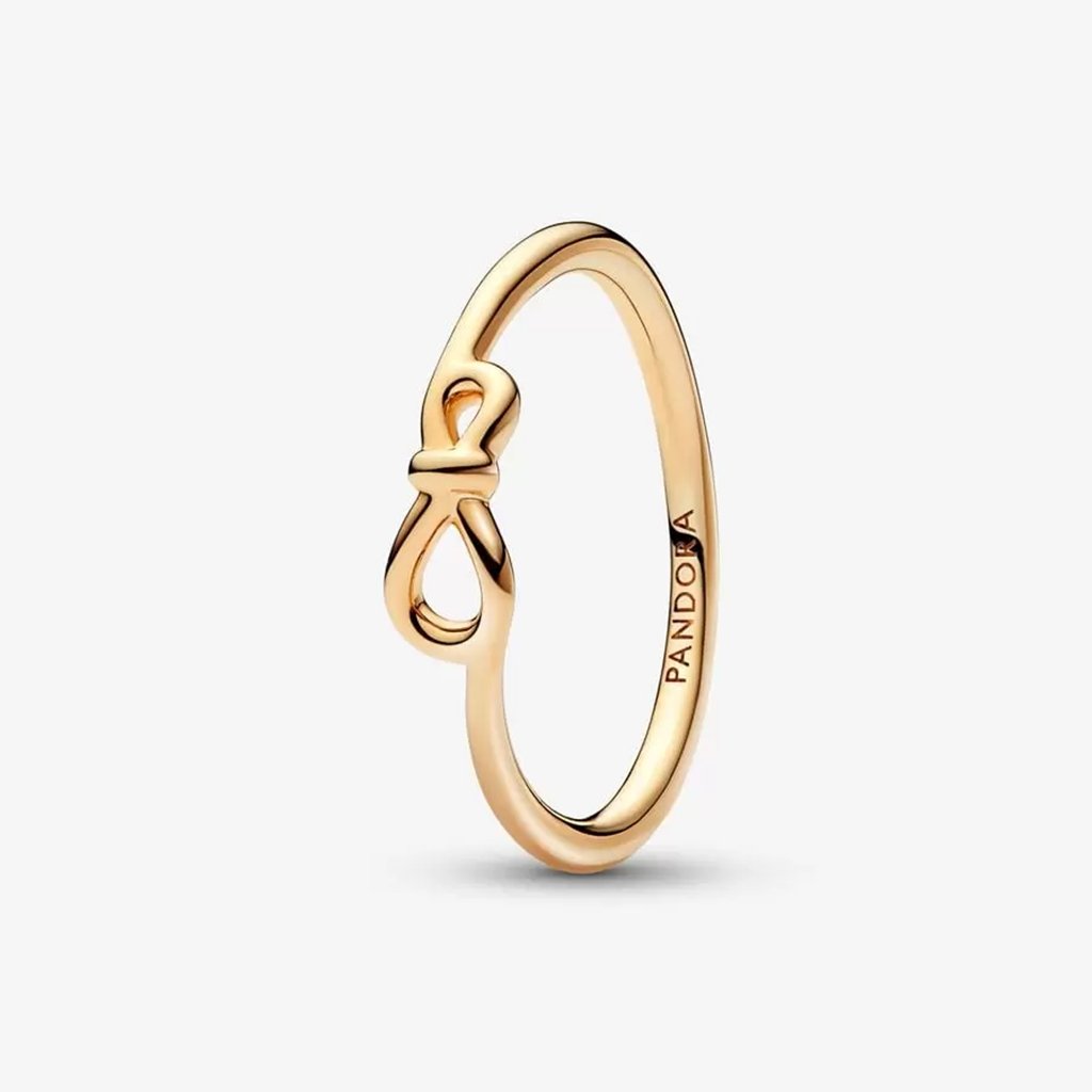 PANDORA  Infinity Knot Ring in Gold Plated