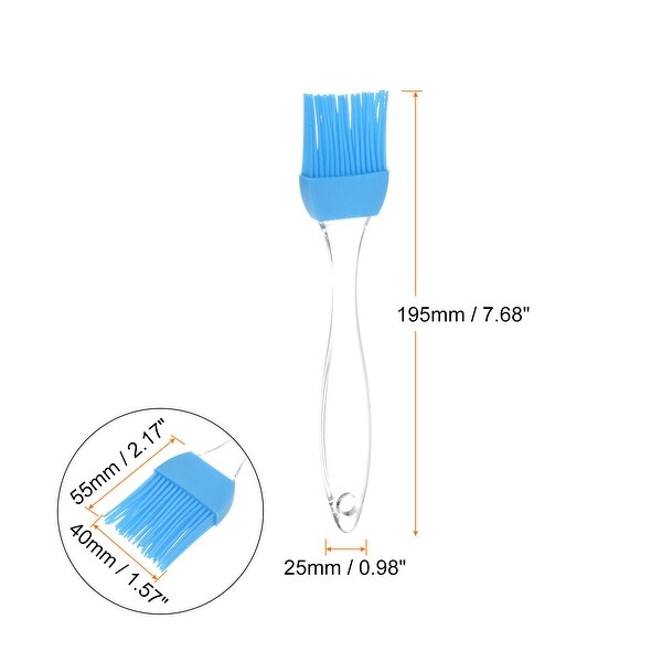 2pcs Silicone Pastry Brush， 2.17