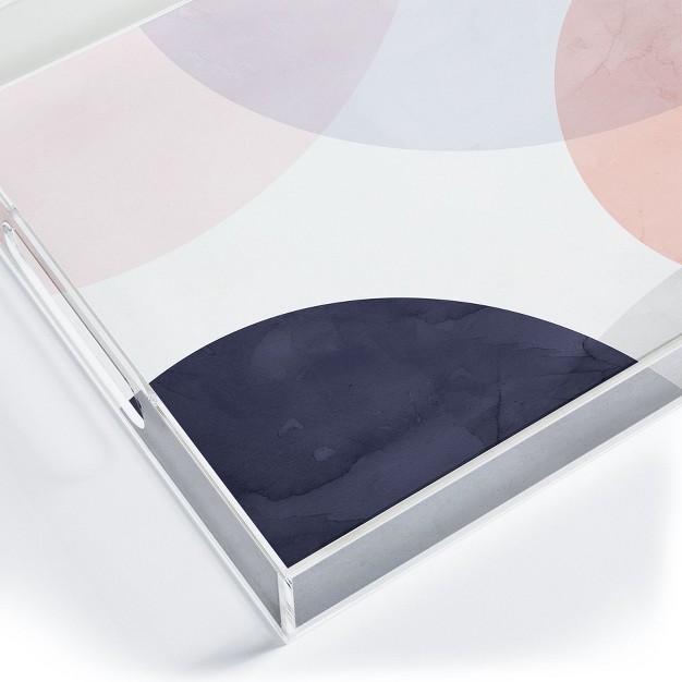 Emanuela Carratoni Pastel Shapes Acrylic Tray Deny Designs