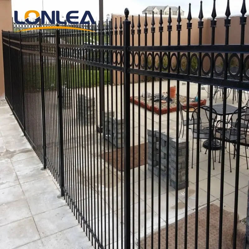 Modern Design Outdoor Fence Pool Waterproof Corrosion Resistant fence