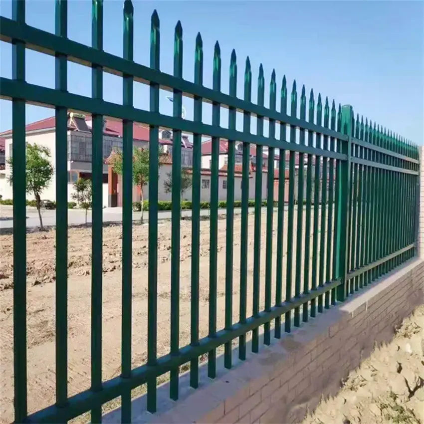 Manufacturer Supply High Quality Metal Fence Wrought Iron Zinc Steel Fence Panels