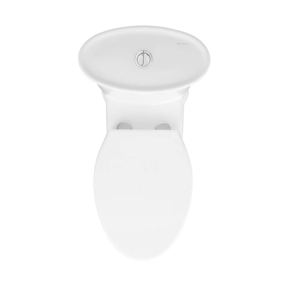 Swiss Madison Santorini 1-piece 1.11.6 GPF Dual Flush Elongated Toilet in Glossy White Seat Included SM-1T190