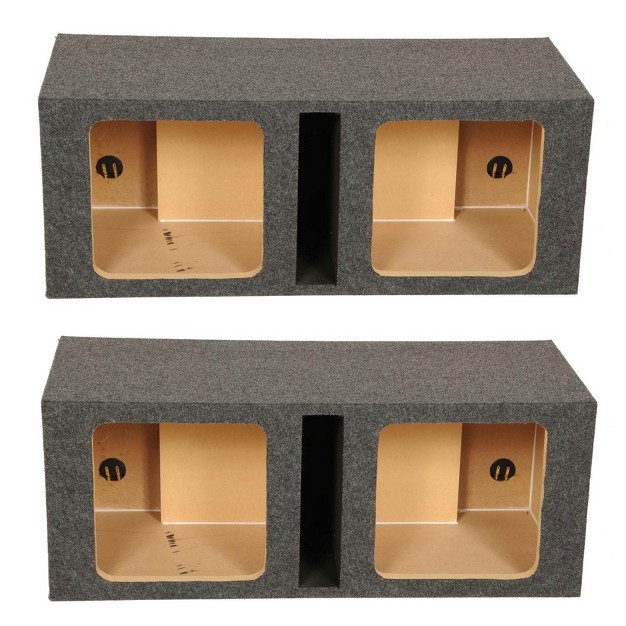 Ported L3 L5 L7 Subwoofer Box Speaker Enclosure 2 Pack