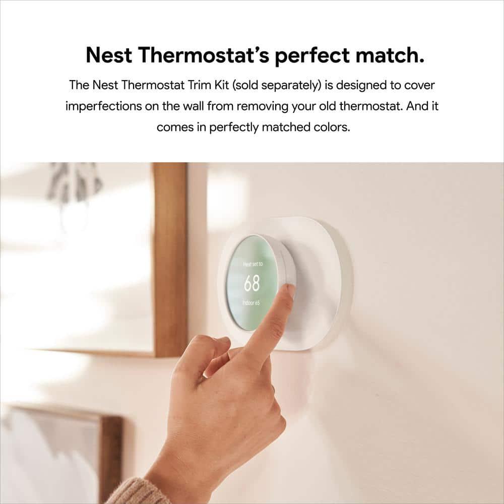 Google Nest Thermostat  Smart Programmable WiFi Thermostat  Sand