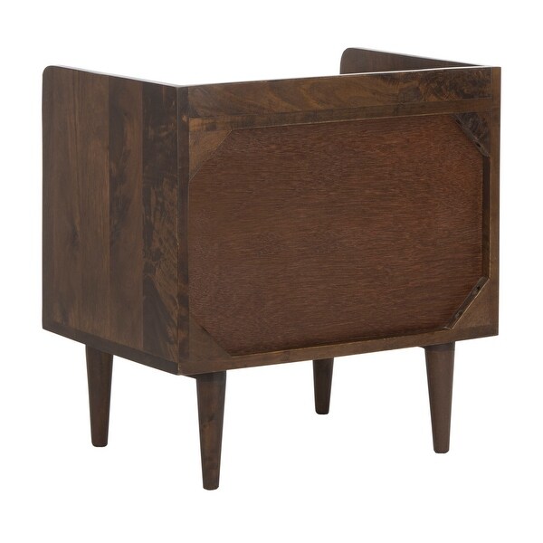 SAFAVIEH Zinnia 1-Drawer 1-Shelf Accent Table Nightstand - - 19484516