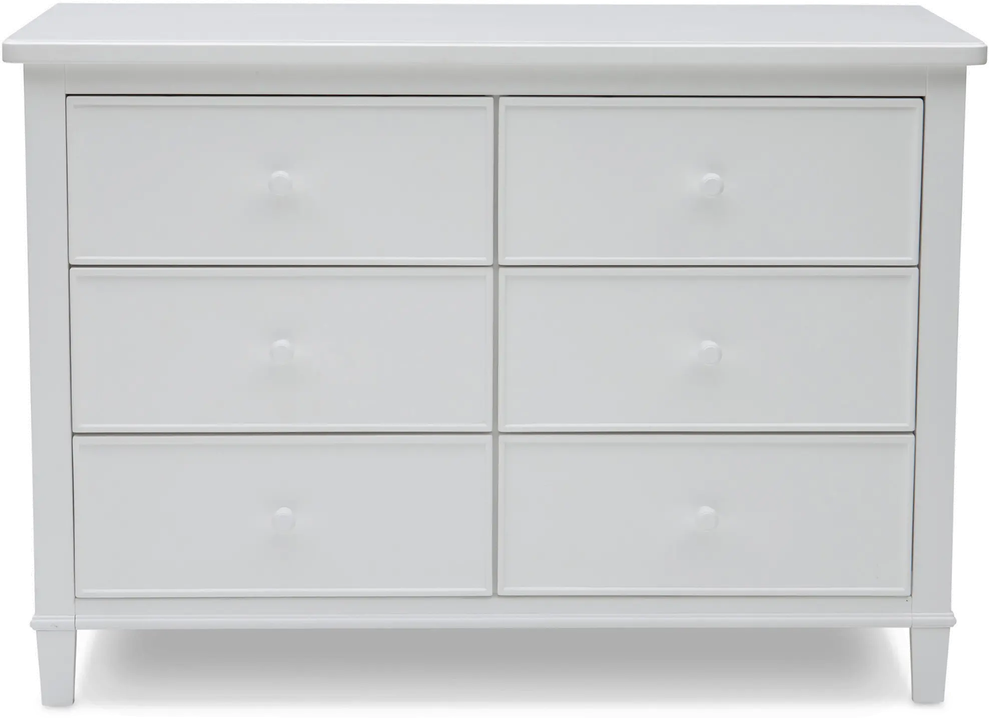 Haven White 6-Drawer Dresser