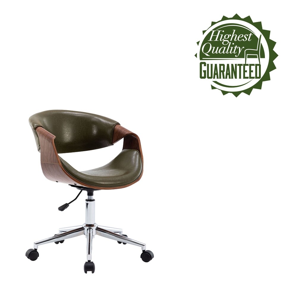 Porthos Home Aeko Office Chair  PU Leather  Height Adjustable Seat