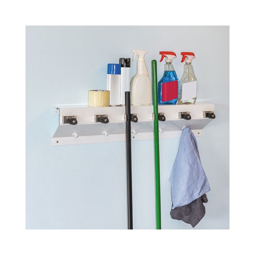 Excell The Clincher Mop  Broom Holder  EXC3336WHT2