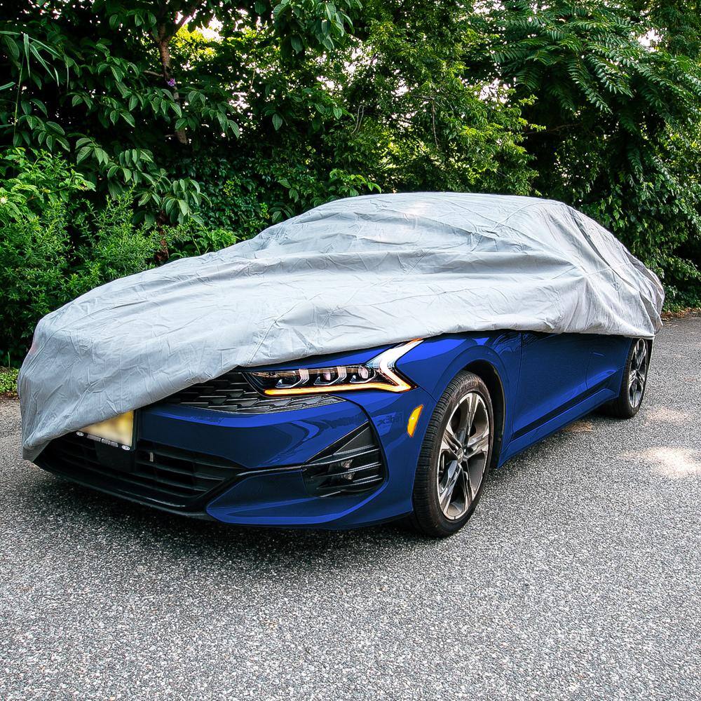 FH Group 225 in. x 80 in. x 47 in. XX-LARGE Non-Woven Water Resistant Exterior Car Cover DMC502-XXL