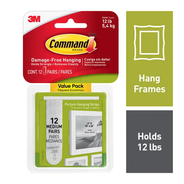 3M Picture Hanging Strips Value Pack