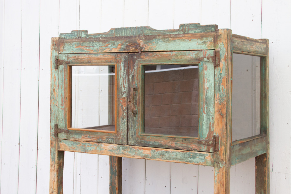 Antique Farmhouse Painted Bookcase   Farmhouse   Bookcases   by De cor  Houzz