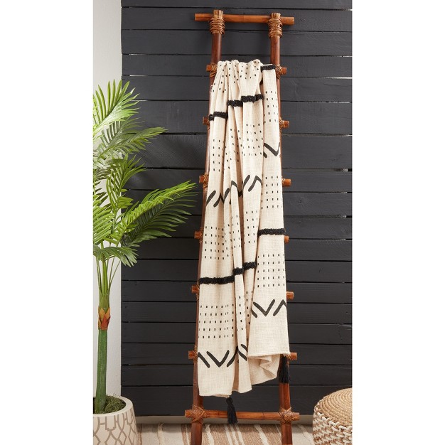 Saro Lifestyle Tufted Design Throw Blanket