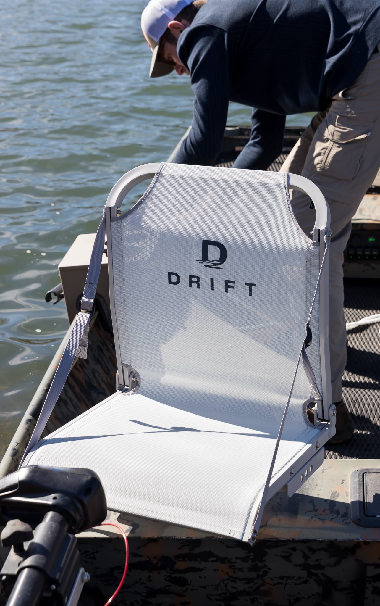 DRIFT Folding Boat Seat， 400 LB Capacity