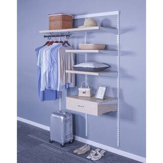 Everbilt Genevieve Birch Adjustable Closet Organizer Small Drawer Kit 90674