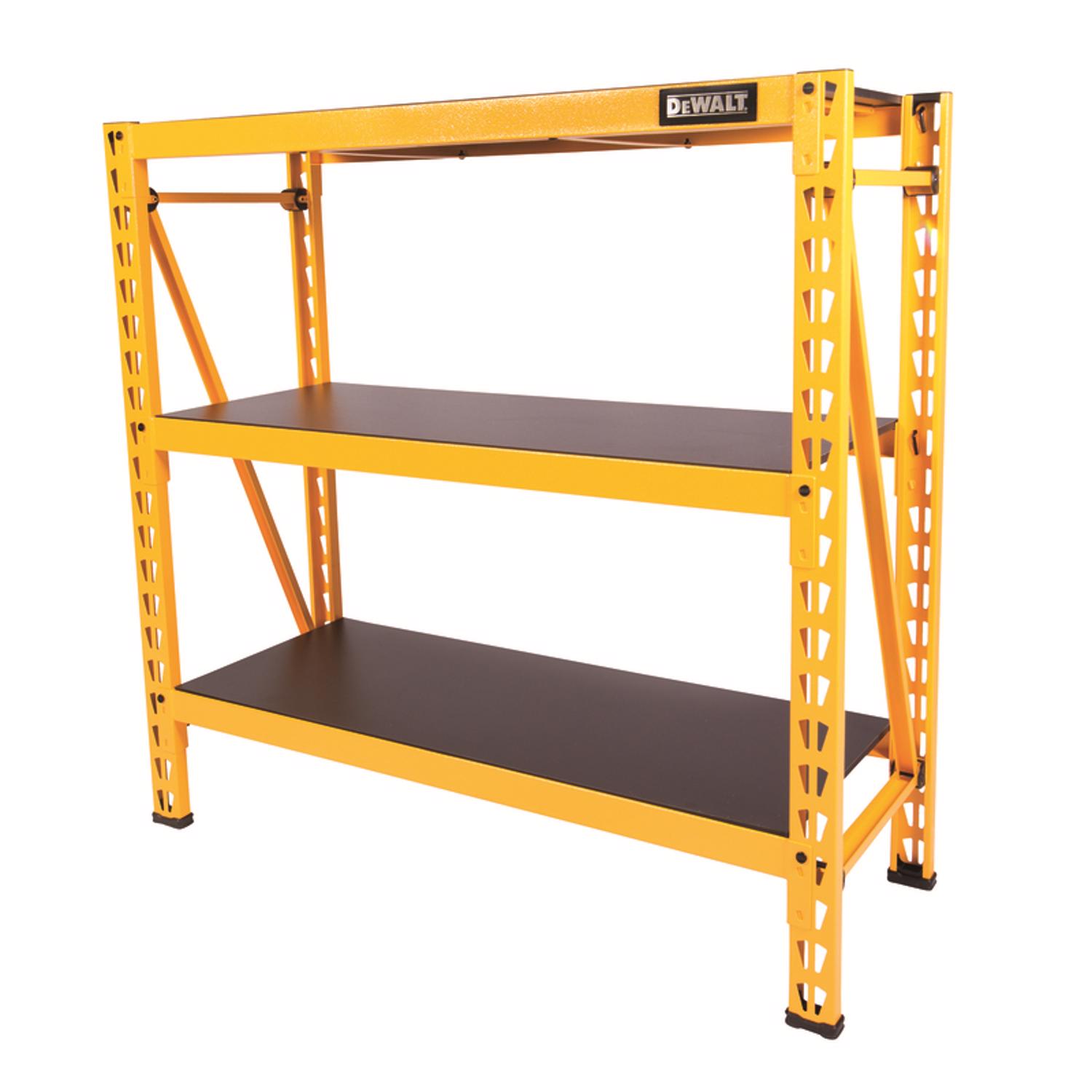 DW 48 in. H X 50 in. W X 18 in. D Yellow Steel Storage Rack